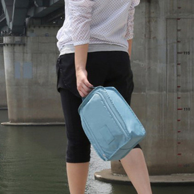 Waterproof Shoes Bag Pouch Storage Travel Bag Portable Shoes Organizer(Navy Blue)