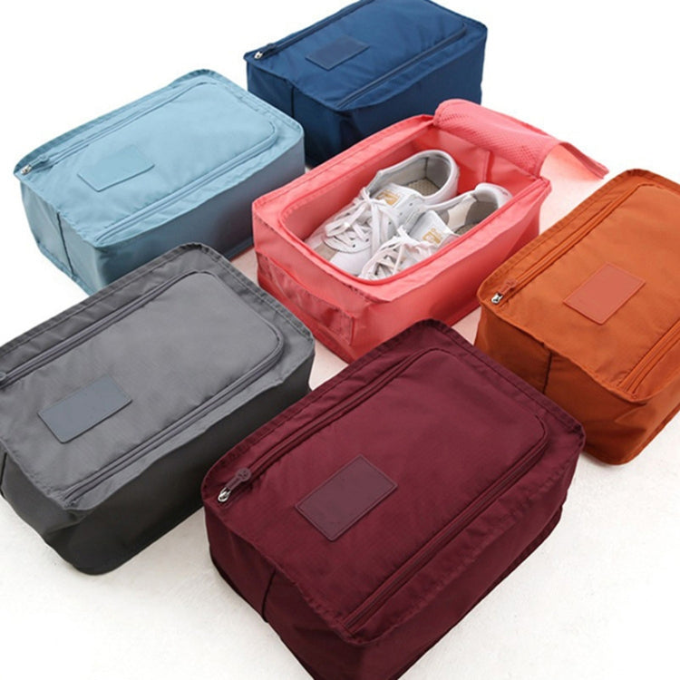 Waterproof Shoes Bag Pouch Storage Travel Bag Portable Shoes Organizer(Navy Blue)