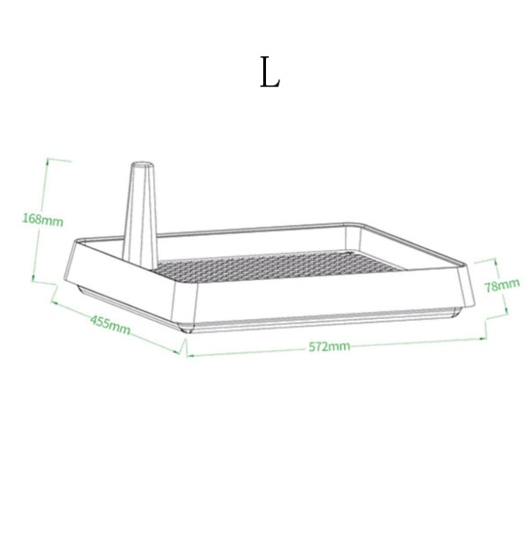 Open Type Pet Dog Toilet Potty Pet Supplies, Size:57.2x45.5cm