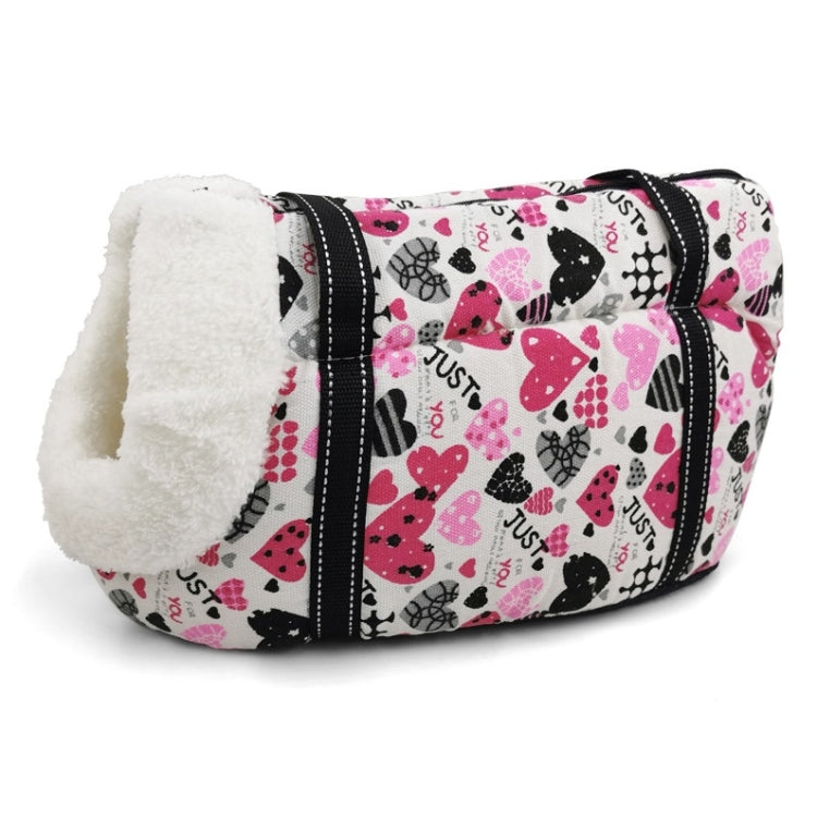 Retro Pet Carrying Bag Comfortable & Breathable Backpack For Cats And Dogs, Size:S 45x21x22cm(Love Velveted)