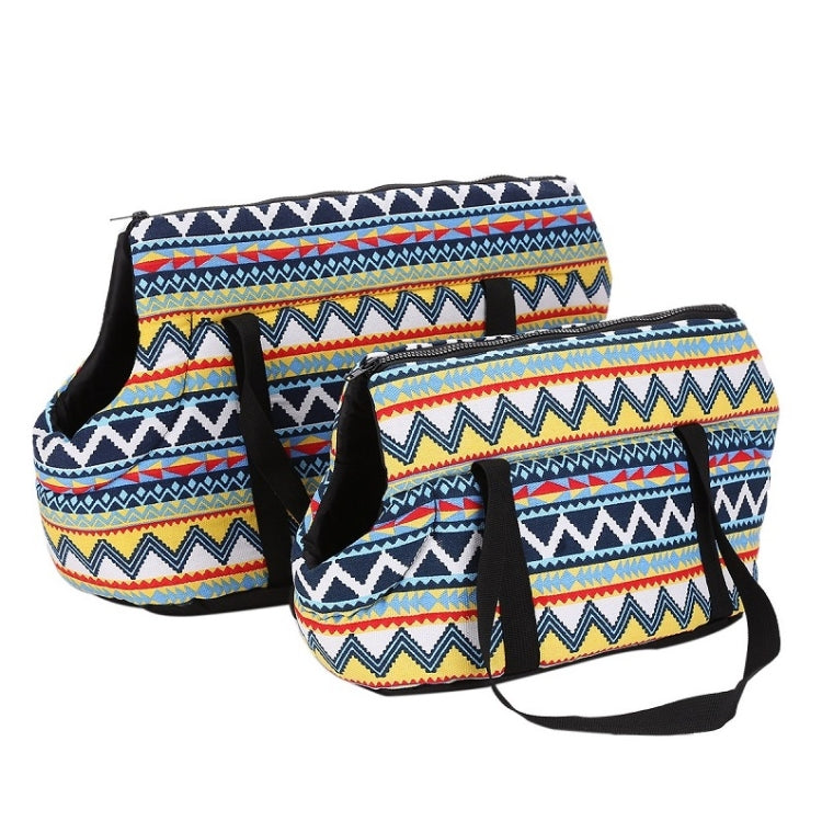 Retro Pet Carrying Bag Comfortable & Breathable Backpack For Cats And Dogs, Size:S 45x21x22cm(Owl Velveted)