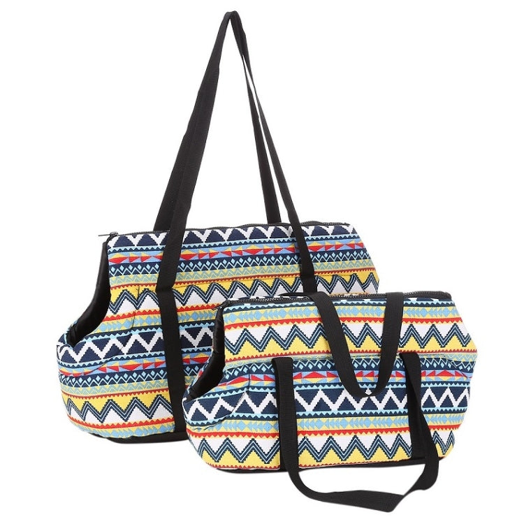 Retro Pet Carrying Bag Comfortable & Breathable Backpack For Cats And Dogs, Size:S 45x21x22cm(Retro)