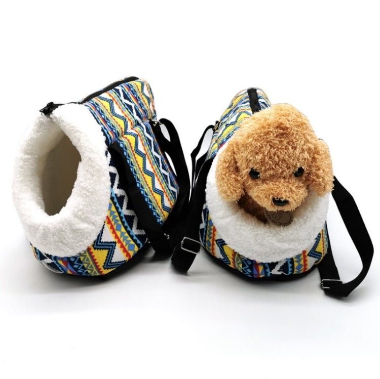 Retro Pet Carrying Bag Comfortable & Breathable Backpack For Cats And Dogs, Size:S 45x21x22cm(Retro)