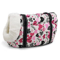 Retro Pet Carrying Bag Comfortable & Breathable Backpack For Cats And Dogs, Size:L 55x26x27cm(Love Velveted)