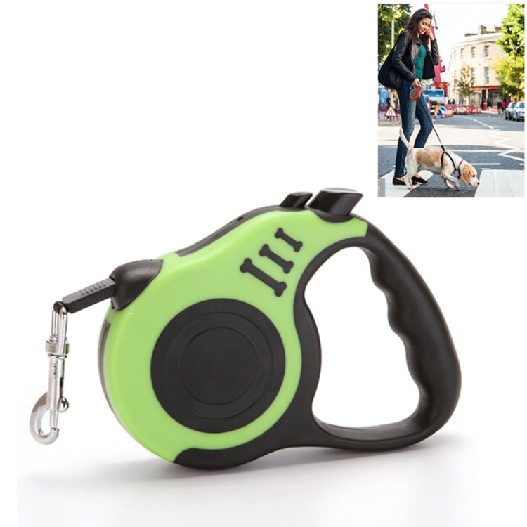 Retractable Dog Leash Automatic Flexible Dog Puppy Cat Traction Rope Belt Dog Leash for Small Medium Dogs Pet Products, Size:3m(Green)