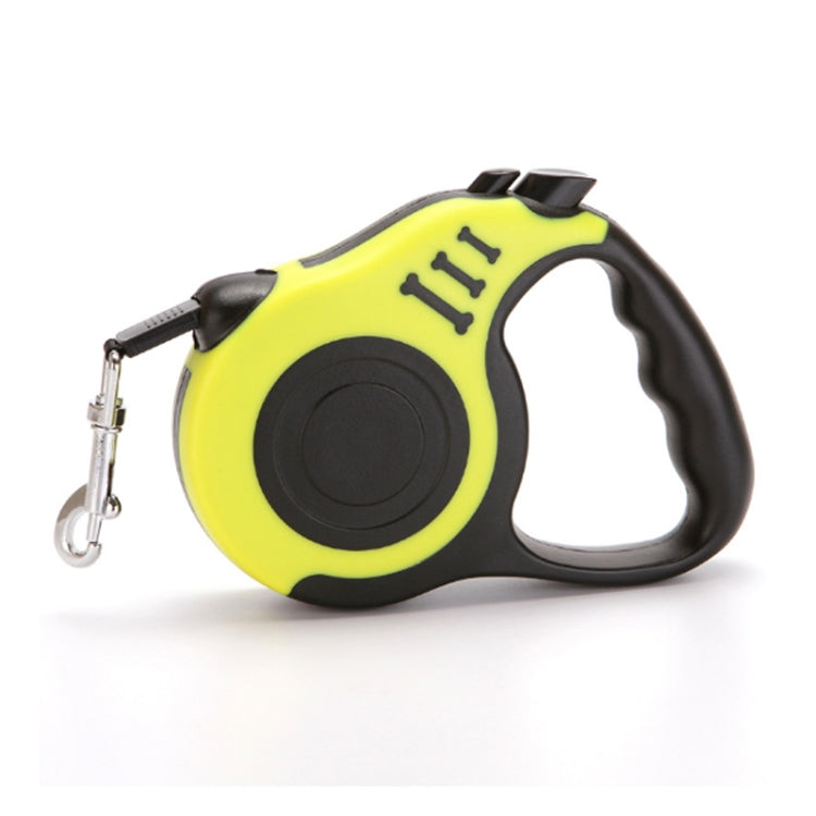 Retractable Dog Leash Automatic Flexible Dog Puppy Cat Traction Rope Belt Dog Leash for Small Medium Dogs Pet Products, Size:3m(Yellow)