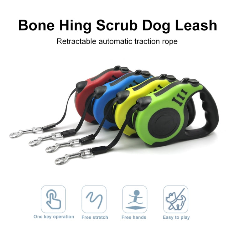 Retractable Dog Leash Automatic Flexible Dog Puppy Cat Traction Rope Belt Dog Leash for Small Medium Dogs Pet Products, Size:3m(Blue)