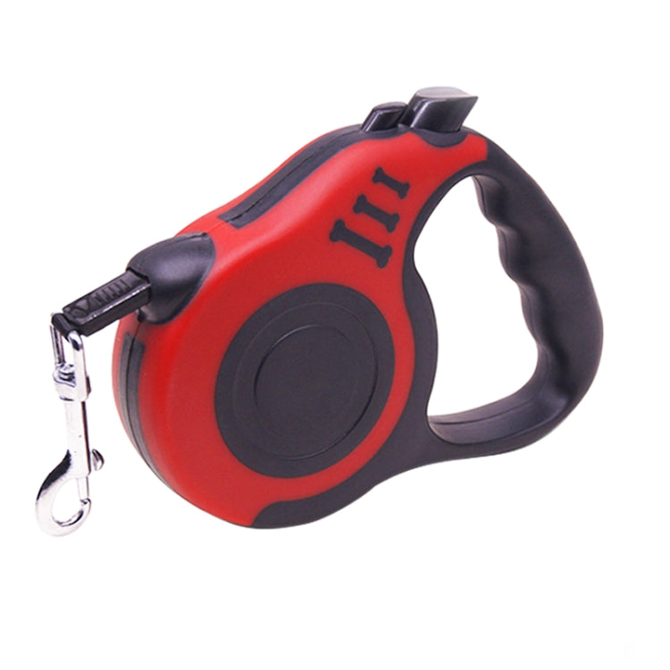 Retractable Dog Leash Automatic Flexible Dog Puppy Cat Traction Rope Belt Dog Leash for Small Medium Dogs Pet Products, Size:5m(Red)