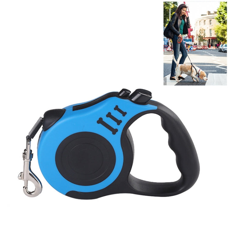 Retractable Dog Leash Automatic Flexible Dog Puppy Cat Traction Rope Belt Dog Leash for Small Medium Dogs Pet Products, Size:5m(Blue)