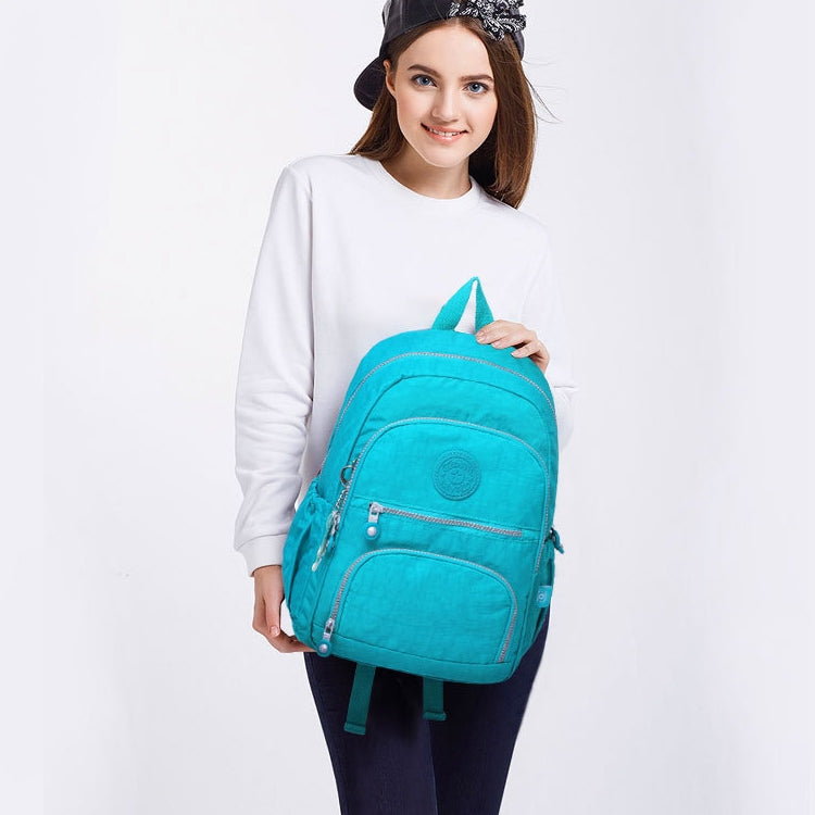 Backpacks School Backpack for Teenage Girls Female Laptop Bagpack Travel Bag, Size:27X13X37cm(T1368 Coffee)