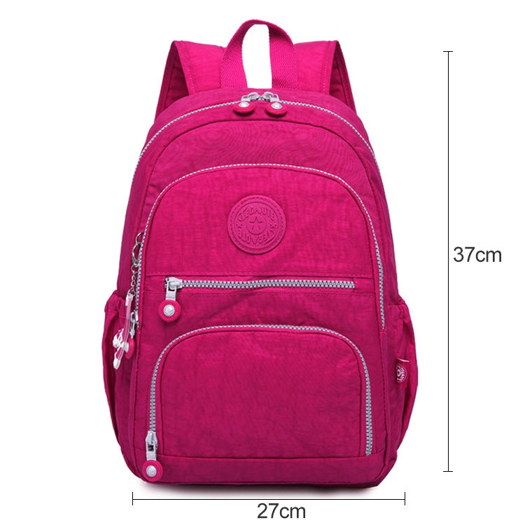 Backpacks School Backpack for Teenage Girls Female Laptop Bagpack Travel Bag, Size:27X13X37cm(T1368 Wine red)