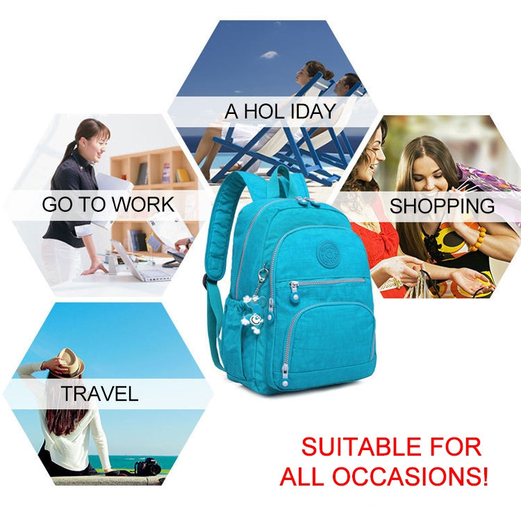 Backpacks School Backpack for Teenage Girls Female Laptop Bagpack Travel Bag, Size:27X13X37cm(T1368 Wine red)