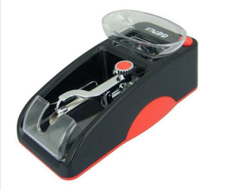 Electric Easy Automatic Cigarette Rolling Machine Tobacco Injector Maker Roller, Diameter 8mm, EU Plug(Red)