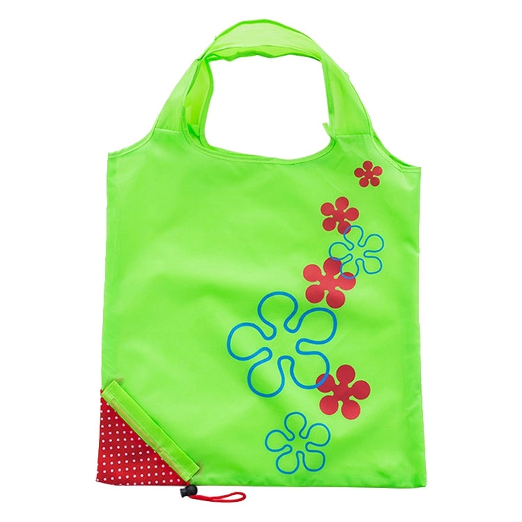 Creative Strawberry Shopping Reusable Folding Reusable Grocery Shopping Bag(Green)