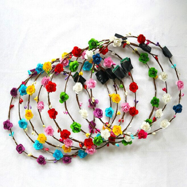 3 PCS Ten Lights Flash Garland Headband(Random Color and Style)