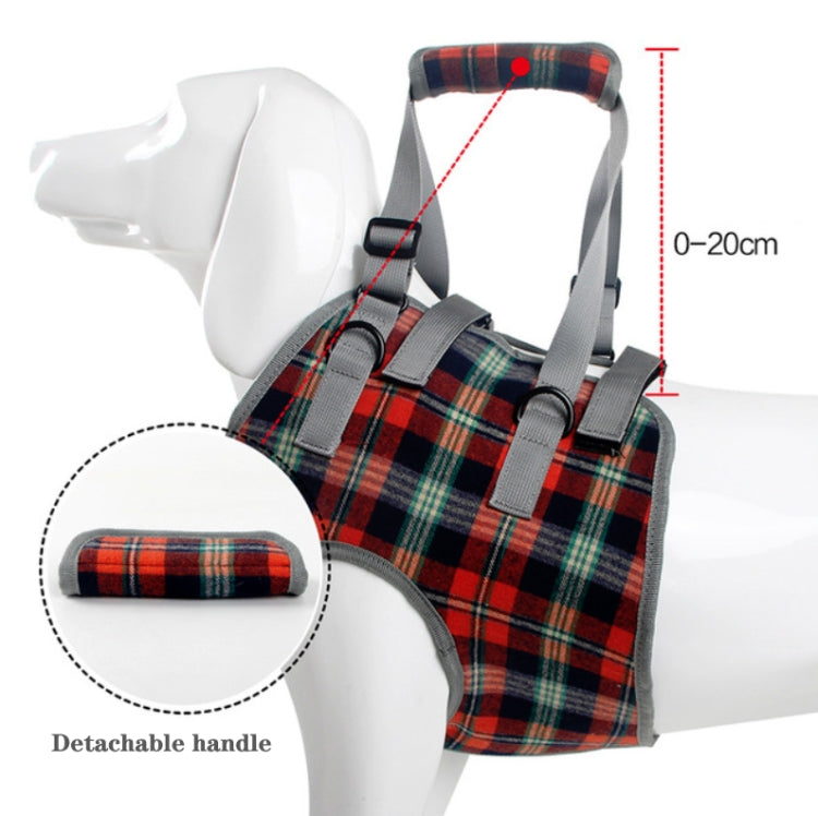 Pet Leg Straps Disabled & Injured Elderly Dog Auxiliary Belt, Size: XL, Style:Hind Leg(Blue)