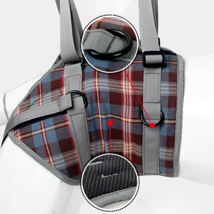 Pet Leg Straps Disabled & Injured Elderly Dog Auxiliary Belt, Size: XL, Style:Hind Leg(Blue)