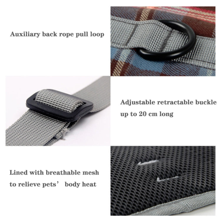 Pet Leg Straps Disabled & Injured Elderly Dog Auxiliary Belt, Size: XL, Style:Hind Leg(Blue)