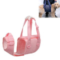 Pet Leash Senior Dogs Walking Aids Chest Harness, Size: S(Pink)