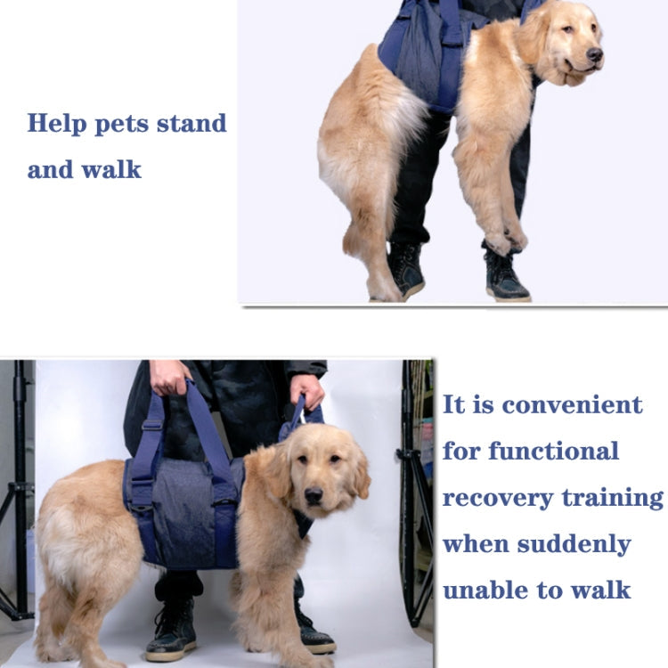 Pet Leash Senior Dogs Walking Aids Chest Harness, Size: S(Pink)