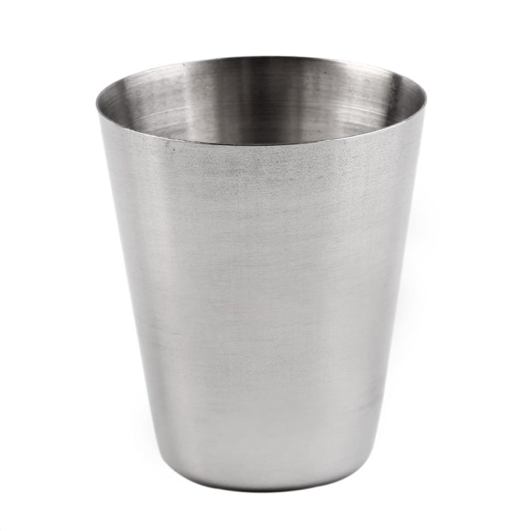 4 in 1 Outdoor Mini Stainless Steel Cup Hiking Camping Travel Portable Drinking Water Cup Set Leather Cup, Color:30ML