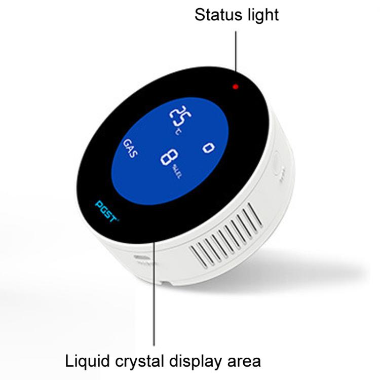 Gas Detector Alarm Leakage Sensor Natural Gas Leak Detector(Common On-site Audible and Vision Alarm)