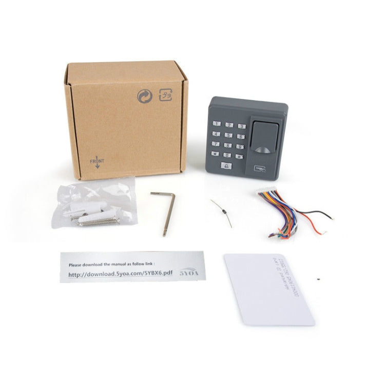 ZKTeco X6 Fingerprint All-in-one Password Swipe Access Control Machine Intelligent Office Access Control System