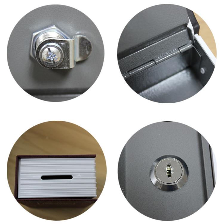 Mini Dictionary Safe Box Book Secret Security Lock Cash Money Coin Storage Jewellery key Locker(Blue)