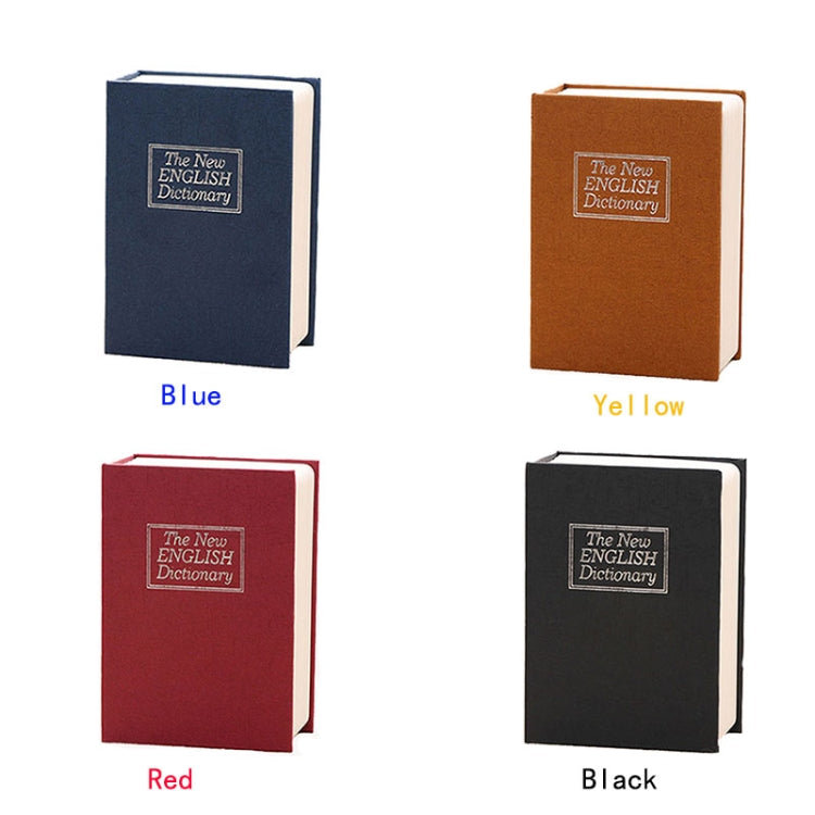 Mini Dictionary Safe Box Book Secret Security Lock Cash Money Coin Storage Jewellery key Locker(Yellow)