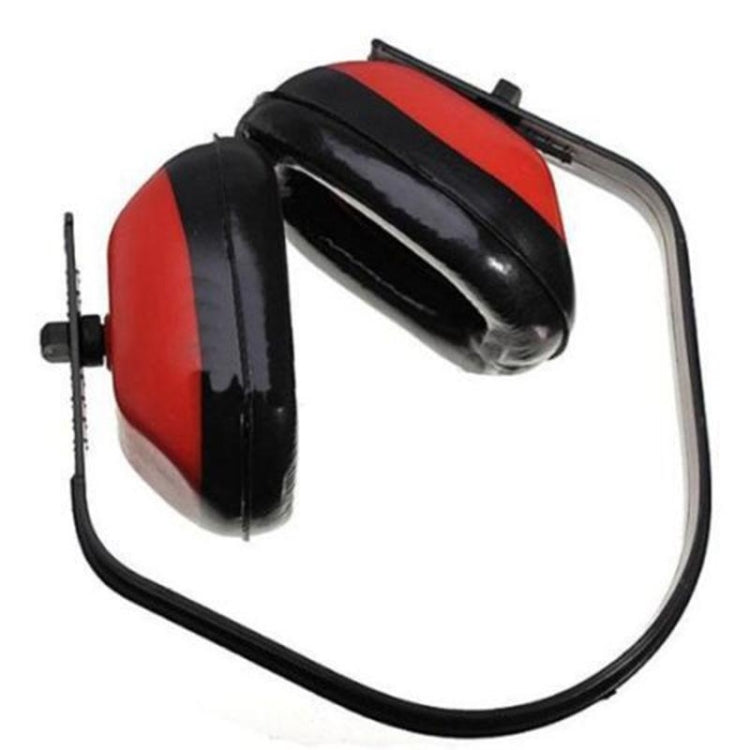 Anti-Noise Safety Work Sleep Hearing Protection Headphones Protective Earmuffs(Red)