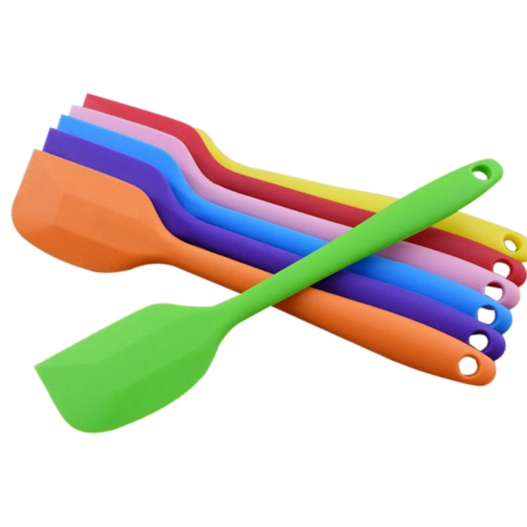 Kitchen Silicone Cream Cake Spatula Mixing Scraper Brush Butter Mixer Brushes Baking Tool Kitchenware(Red)