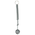 Outdoor Security Protection Black Monkey Fist Steel Ball Bearing Self Defense Lanyard Survival Key Chain(ACU camouflage)