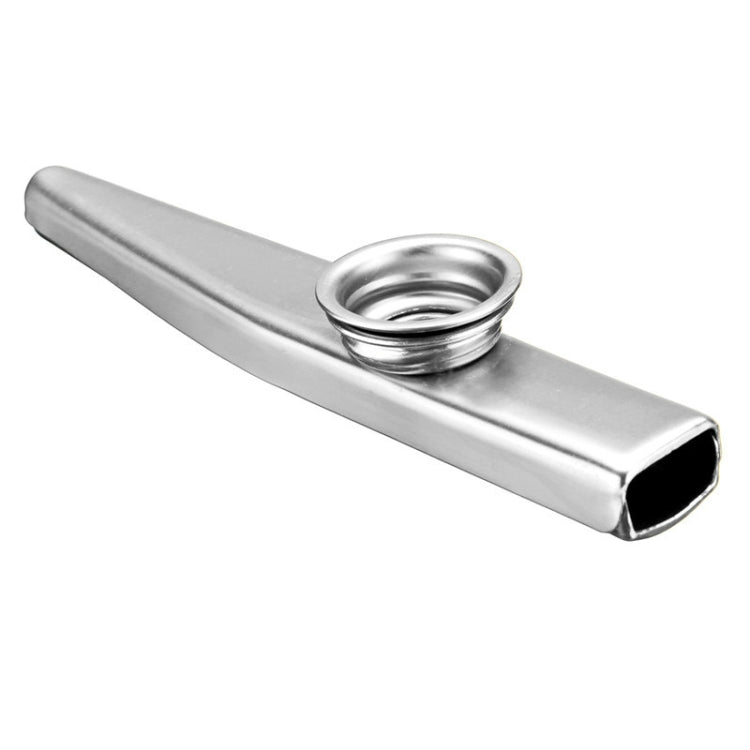 10 PCS Metal Kazoo Children Accompaniment Instrument(Silver)