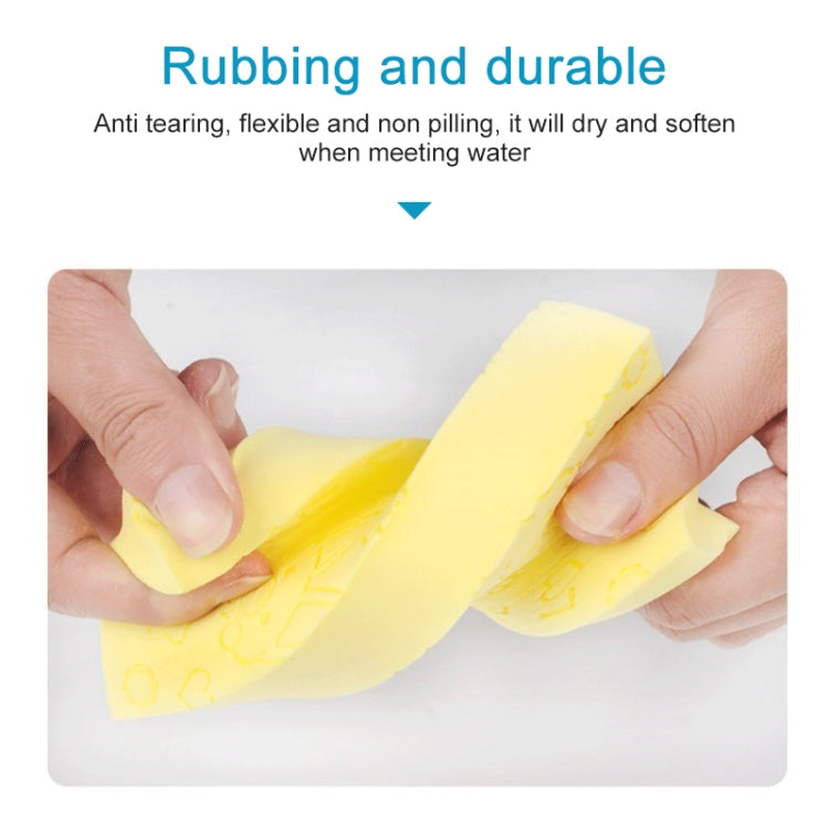 Baby Shower Spa Bath Square Sponge Body Cleaning Scrub(Green)