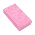 Baby Shower Spa Bath Square Sponge Body Cleaning Scrub(Pink)