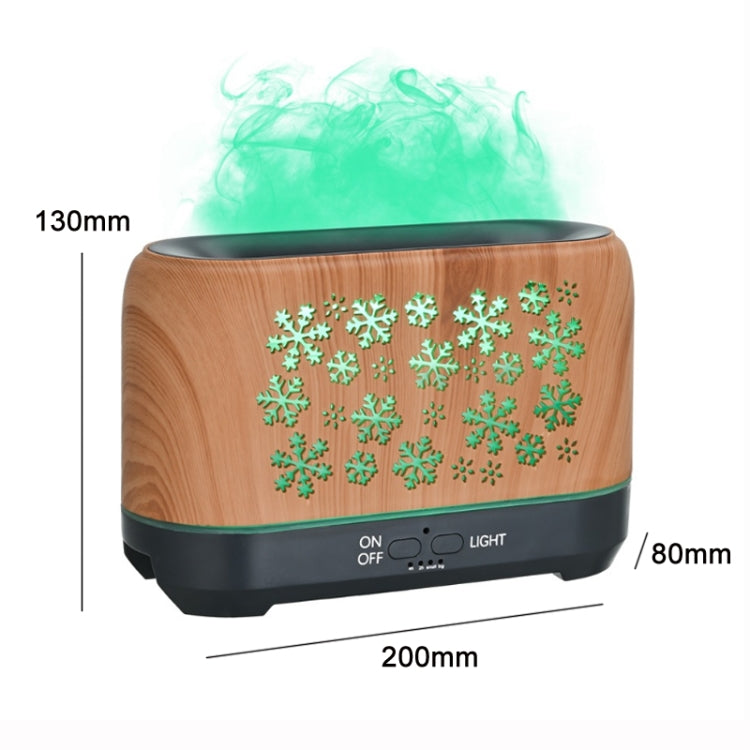 Home Colorful Simulation Flame Incense Smoked Lamp Humidifier, Model:Without Remote Control(UK Plug)