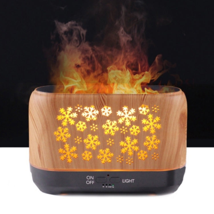 Home Colorful Simulation Flame Incense Smoked Lamp Humidifier, Model:Without Remote Control(UK Plug)