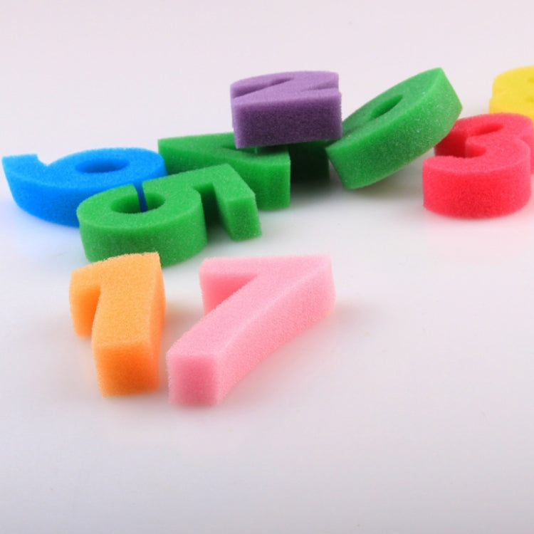 5 Sets Sponge Painting Brush Children Art Painting Seal Tool, Random Color Delivery(The 0-9 Digital Sponge)