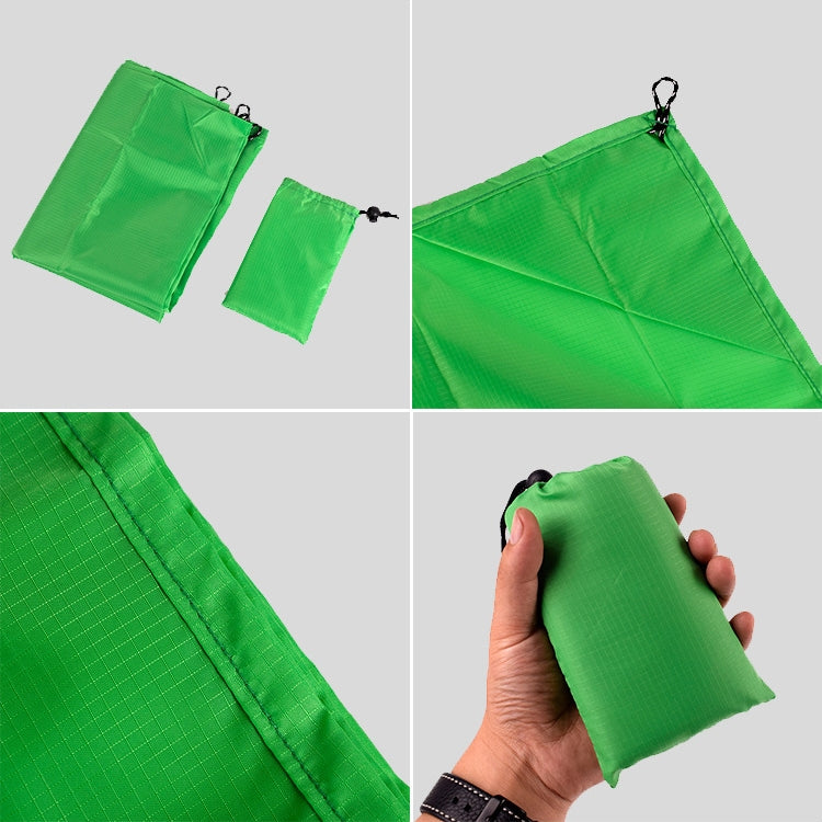 Outdoor Portable Waterproof Picnic Camping Mats Beach Blanket Mattress Mat 150cm*140cm(Green)