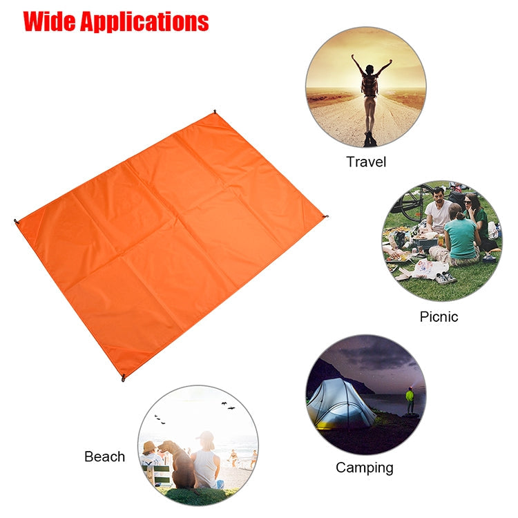 Outdoor Portable Waterproof Picnic Camping Mats Beach Blanket Mattress Mat 150cm*140cm(Green)