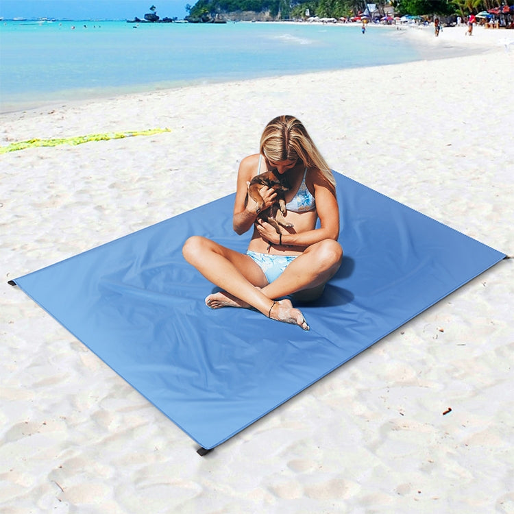 Outdoor Portable Waterproof Picnic Camping Mats Beach Blanket Mattress Mat 150cm*140cm(Green)