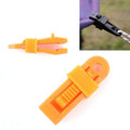 Tents Wind Rope Clamp Awnings Outdoor Camping Plastic Clip Tents Accessories(Orange)