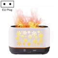 Desktop 3D Simulation Flame Incense Smoked Machine Humidifier, Colour:White(EU Plug)