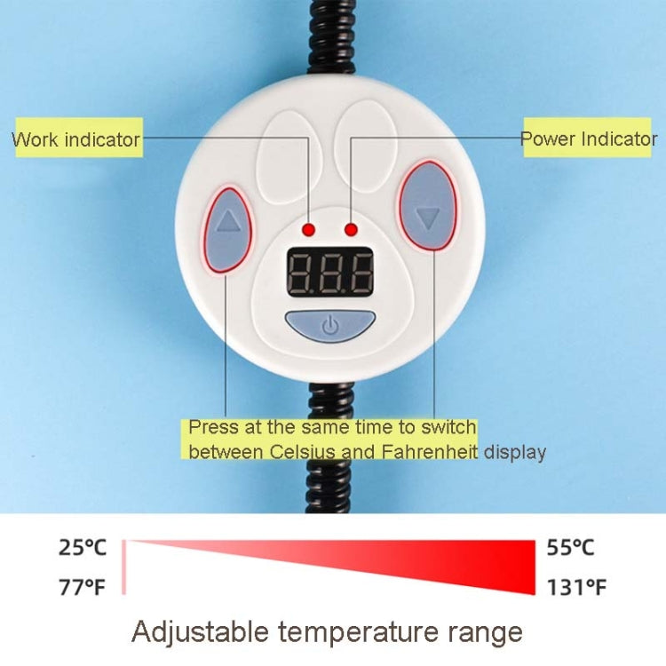 Pet Heating Pad Waterproof and Anti-Scratch Electric Blanket, Size: 60x45cm, Specification:  EU Plug