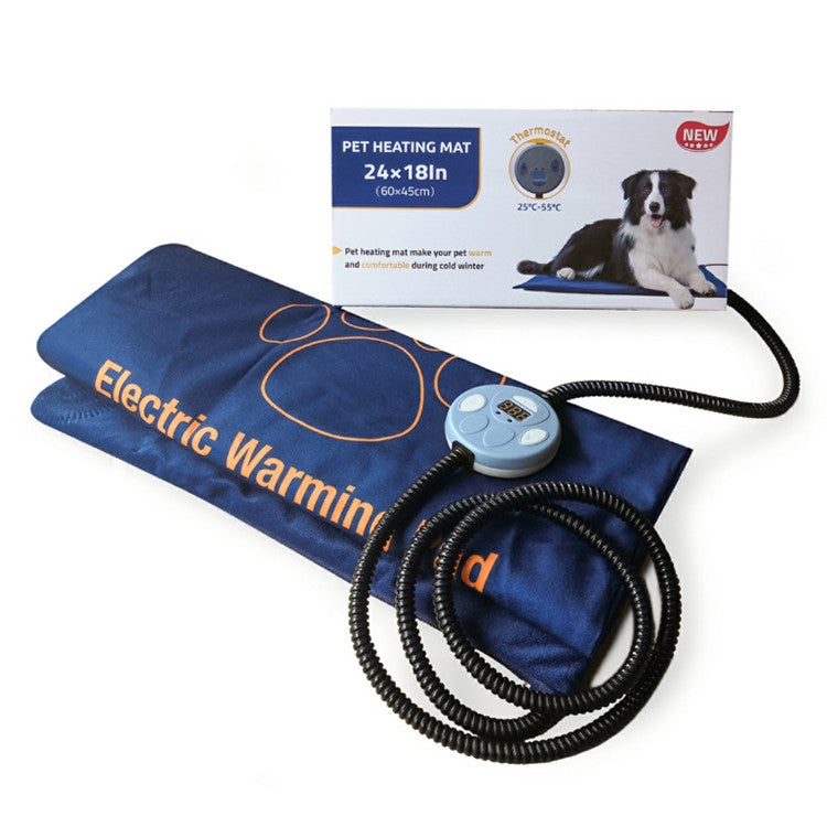 Pet Heating Pad Waterproof and Anti-Scratch Electric Blanket, Size: 60x45cm, Specification:  EU Plug
