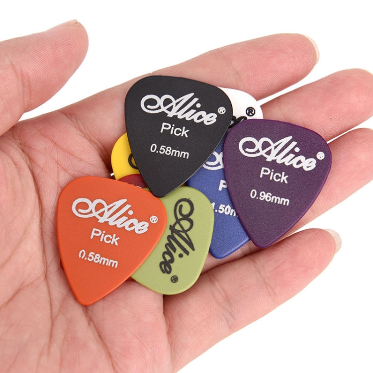 Alice 50 PCS ABS Electric Guitar Picks, Random Color Delivery, Surface:Mirror, Size:0.58mm