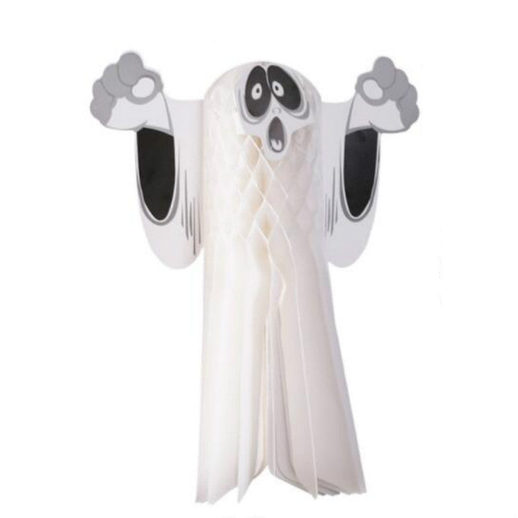 Halloween Atmosphere Decoration Ghost Pendant Outdoor Indoor Ghost Festival Dress Up Ghost Pendant, Size: Large(White)