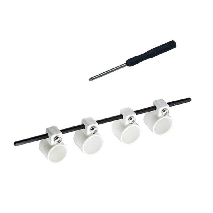 Four-finger Finger Expander Guitar Ukulele Piano Span Practice Finger  Cover, Specification:Standard Bold Edition(White)