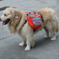 Self-Portable Backpack For Dogs Out Of The Backpack Breathable Mesh Pet Bag, Specification: S(Orange)
