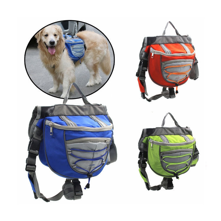 Self-Portable Backpack For Dogs Out Of The Backpack Breathable Mesh Pet Bag, Specification: S(Orange)